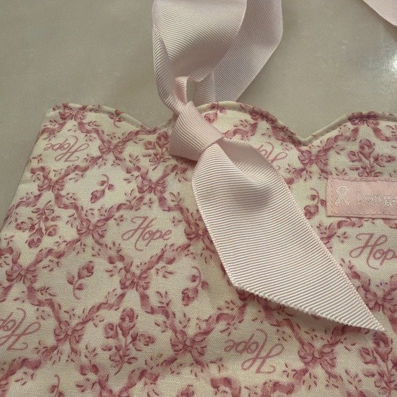 Longaberger 2009 Horizons Of Hope Tote Bag Purse Breast Cancer Awareness Pink - Picture 3 of 8